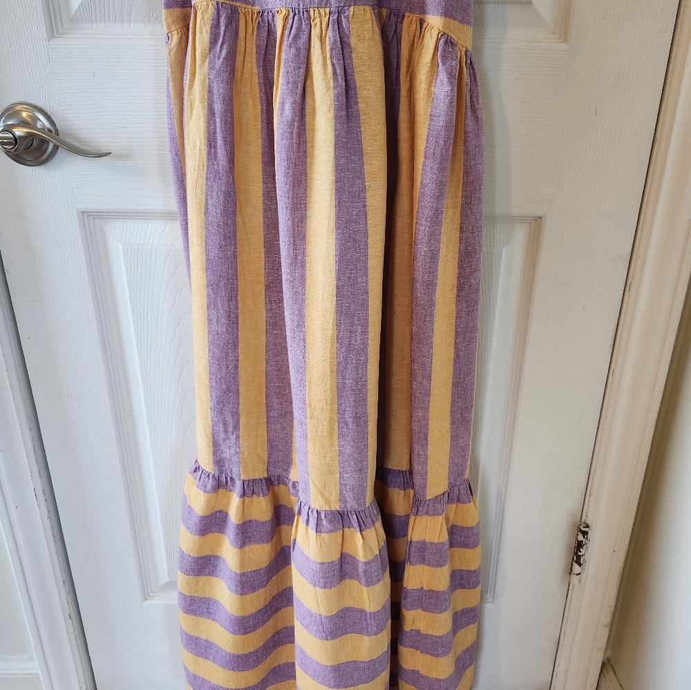 NWT Anthropologie By Anthropologie Grommet Halter Maxi Dress Women's Size XL - Picture 4 of 9
